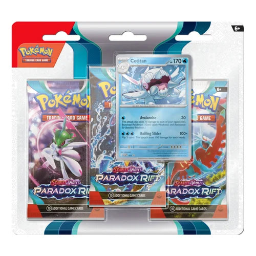 Blister 3-Sobres de Brecha Paradójica: Cetitan Paradox Rift - PokéCandy